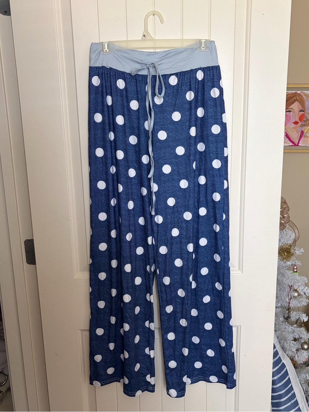 polka dot pajama pants